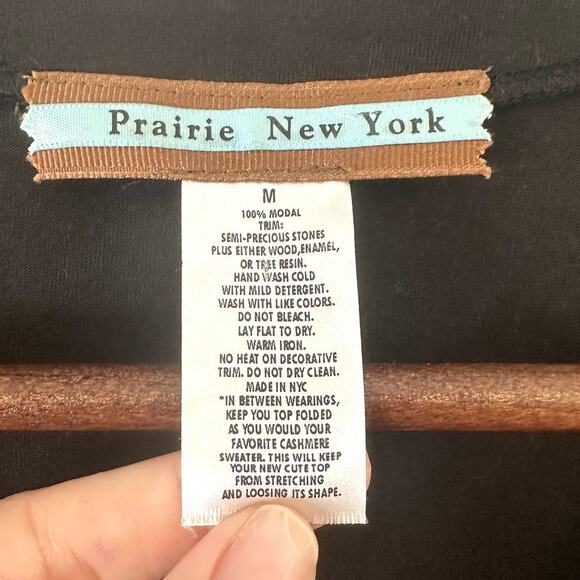 PRAIRIE NEW YORK Semi-Precious Stone Empire Waist Dress Size M Fairy Whimsygoth - Picture 11 of 11